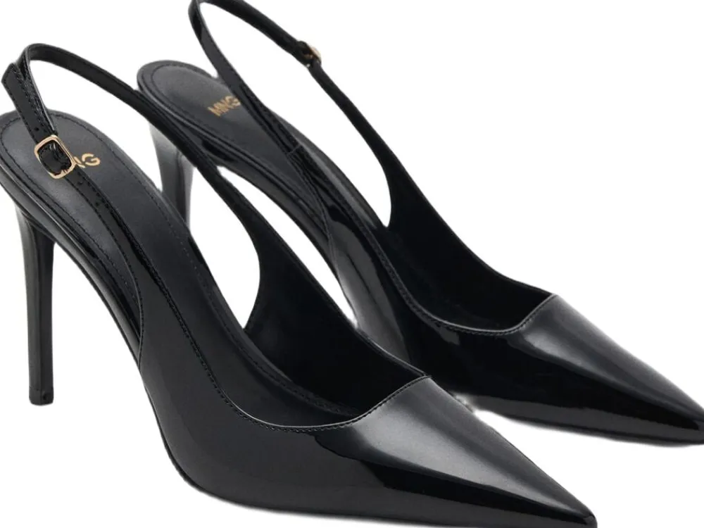 Patent heeled shoes>MANGO Clearance