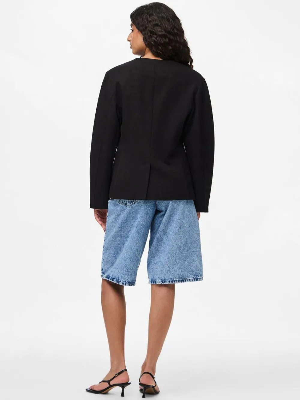PCKAMIL LS FITTED BLAZER NOOS BC>Pieces Discount