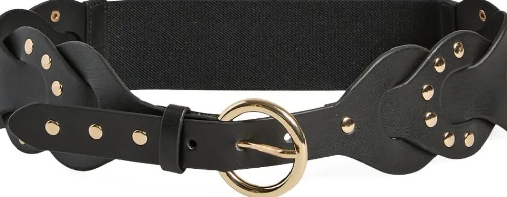 Pieces PCMANNA ELASTIC WAIST BELT PP Sort