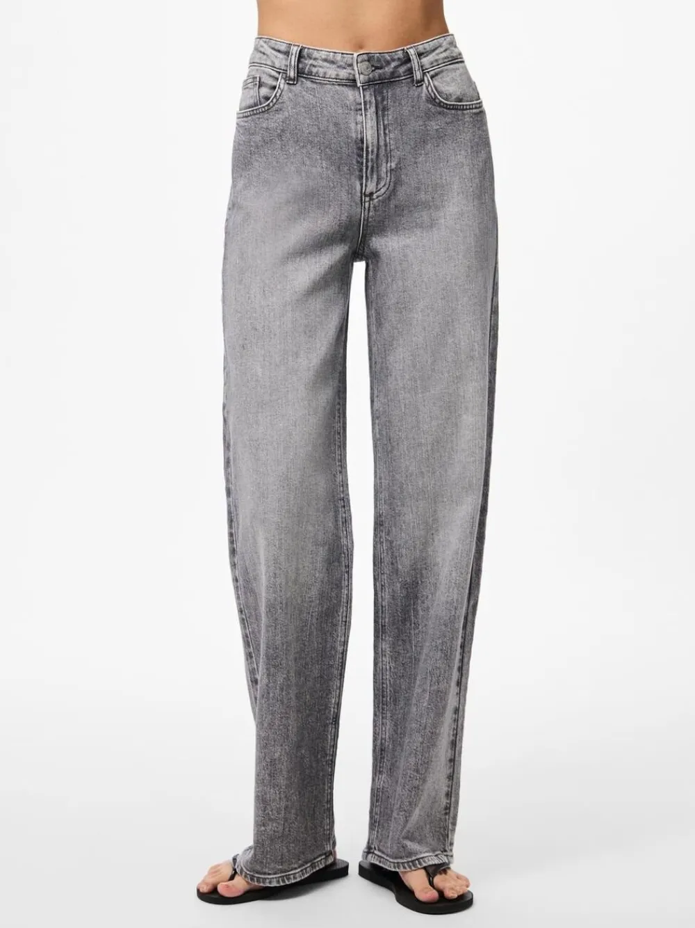 Dame Pieces PCSILKE MW WIDE JEANS MG NOOS BC