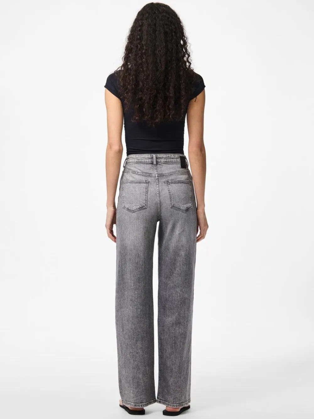 Dame Pieces PCSILKE MW WIDE JEANS MG NOOS BC