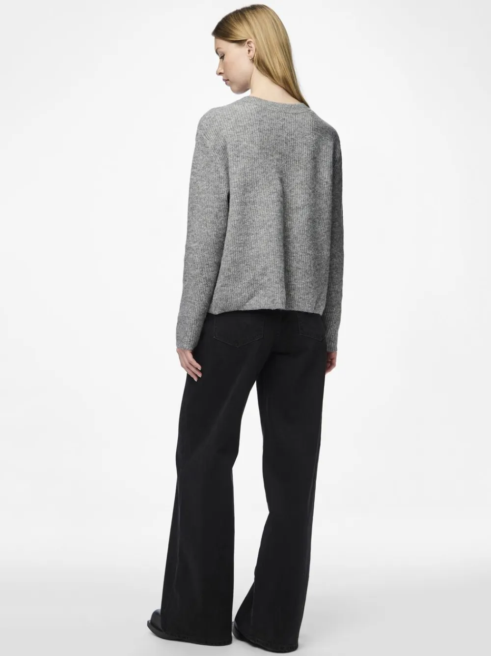 PCSILLY LS REV TIE KNIT NOOS BC>Pieces Clearance