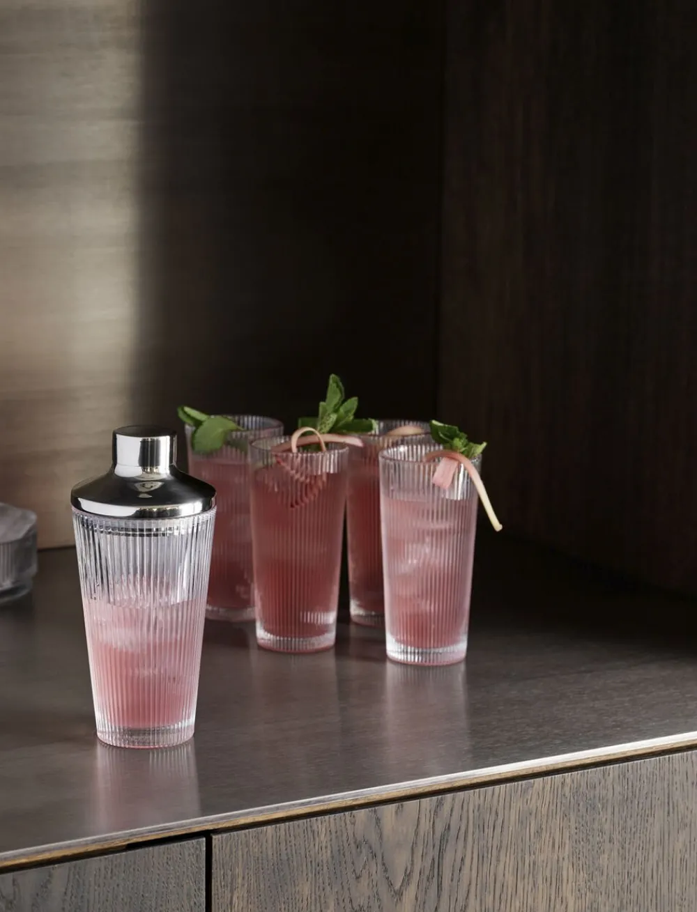 Stelton Pilastro cocktail shaker clear Hot