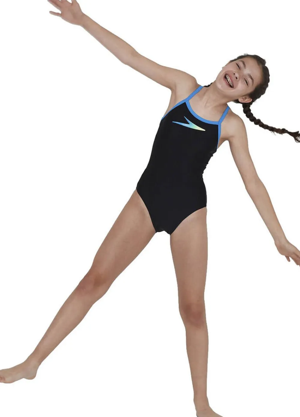 Børn Speedo Placement Thinstrap Muscleback Swimsuit