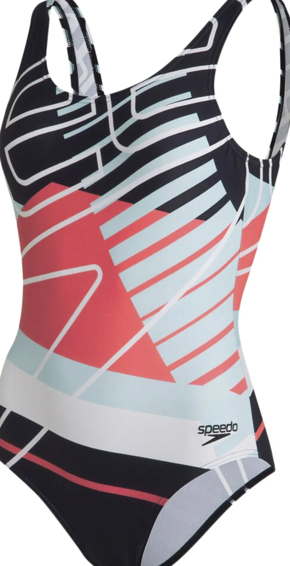 Speedo Placement U-Back 1 Piece badedragt Multifarvet Outlet