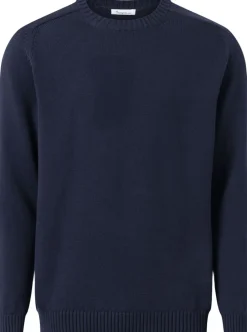 Knowledge Cotton Apparel Plain knitted crew neck GOTS/Vegan
