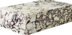 Audo Copenhagen Plinth Low, Calacatta Viola