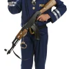 Politiuniform str 140 Bukser. bluse, bælte og kasket>RIO Hot