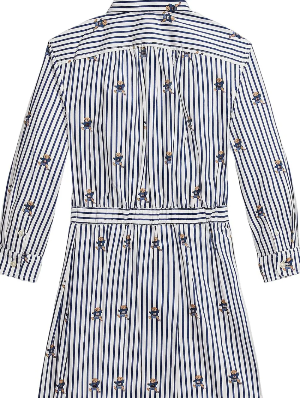Polo Ralph Lauren Polo Bear Cotton Shirtdress 183 bear-navy-white Clearance