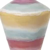 Kähler Poppery Vase med æble H32 cm pink/mint/gul Discount