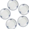 Royal Copenhagen Prinsesse tallerken 11 cm 5-pak