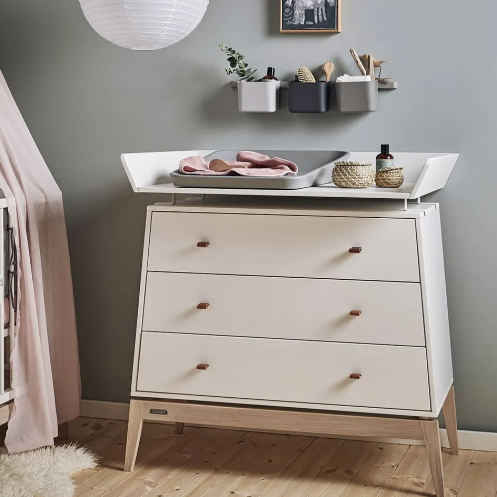 Leander Pusleenhed til Luna kommode, Hvid Clearance
