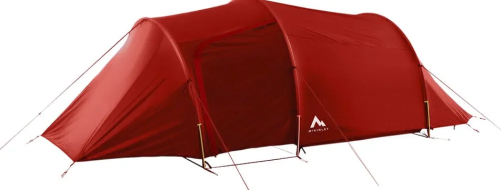 MCKINLEY Quantum 20. 3, kuppeltelt med to rum Rød Outlet