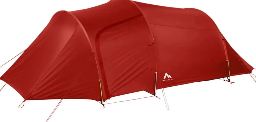 MCKINLEY Quantum 20. 3, kuppeltelt med to rum Rød Outlet