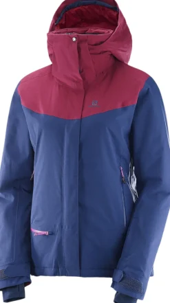 Salomon Quest Skijakke Blå Hot