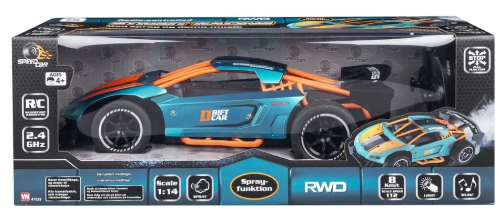 R/C DRIFTCAR 4WD-RØG 1:14>Speed Car Best