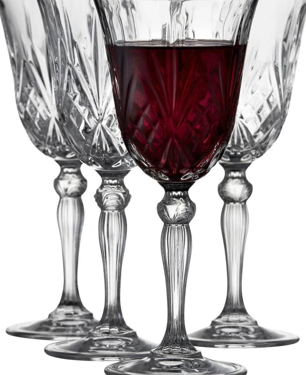 Lyngby Glas Rødvin 4 stk. Lyngby Melodia