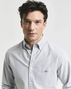 REG CLASSIC OXFORD STRIPE SHIRT><noscript><img width=
