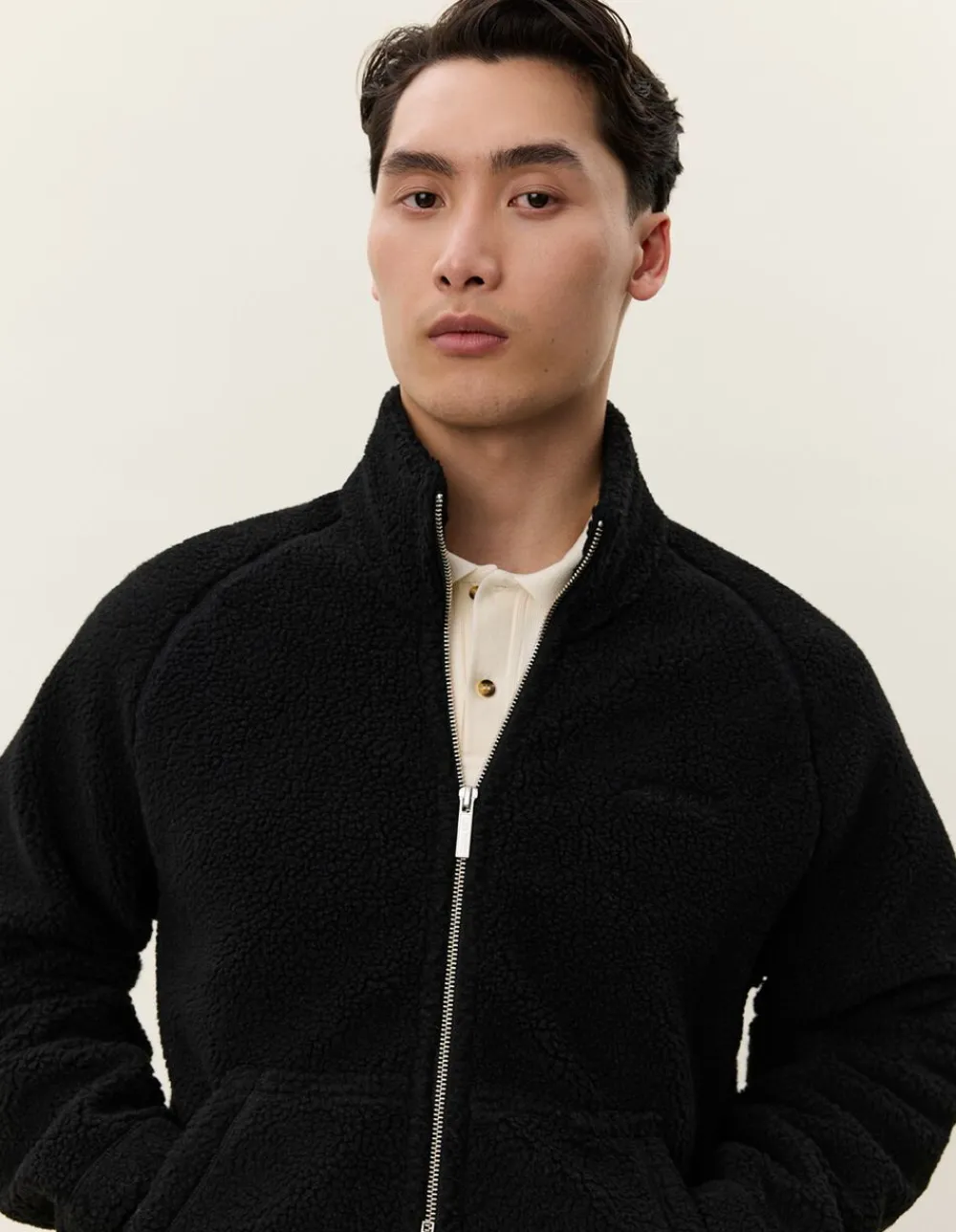 Les Deux Ren Solid Zipper Jacket