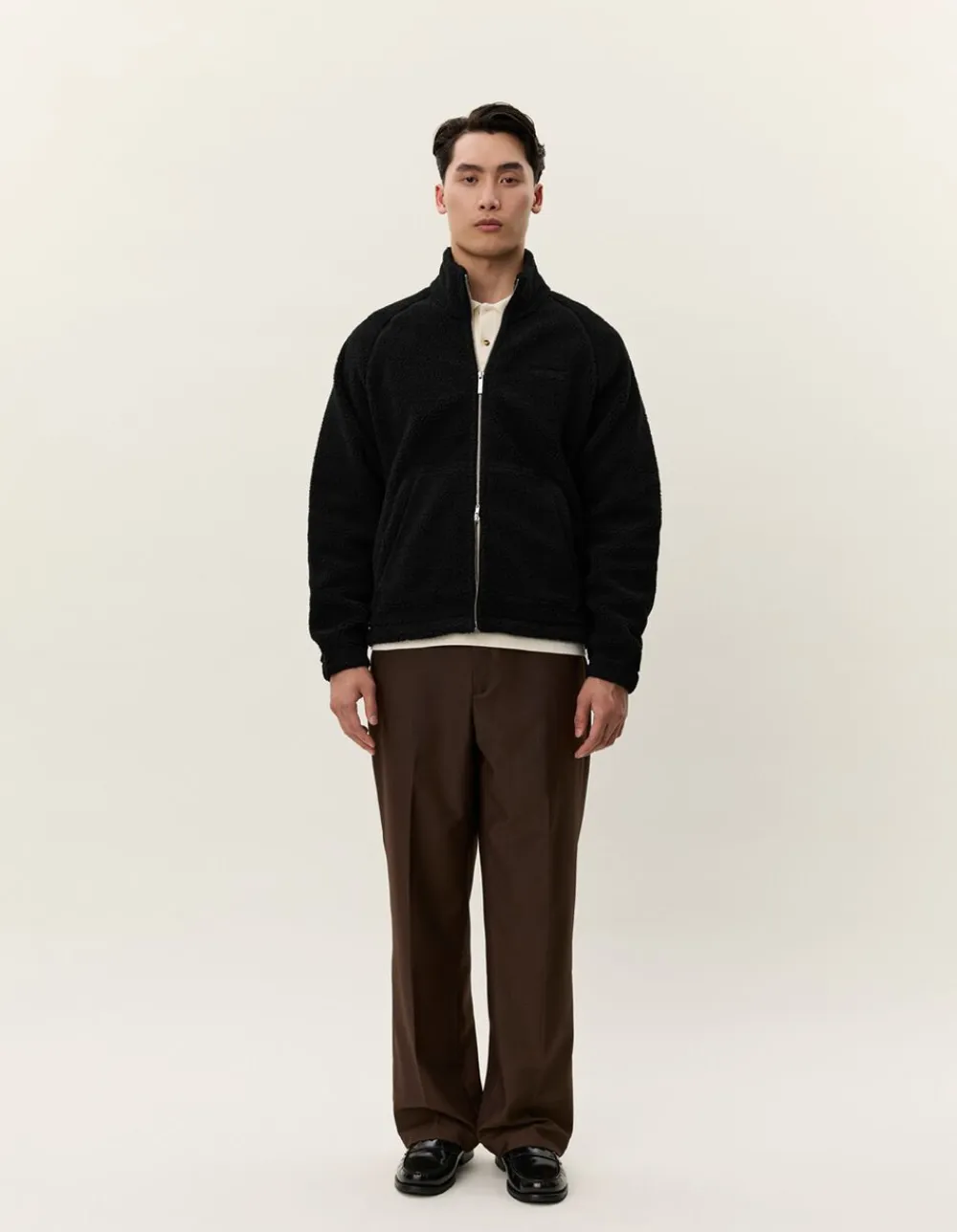 Les Deux Ren Solid Zipper Jacket