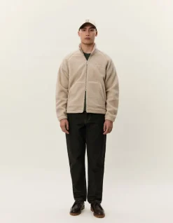 Les Deux Ren Solid Zipper Jacket Light sand