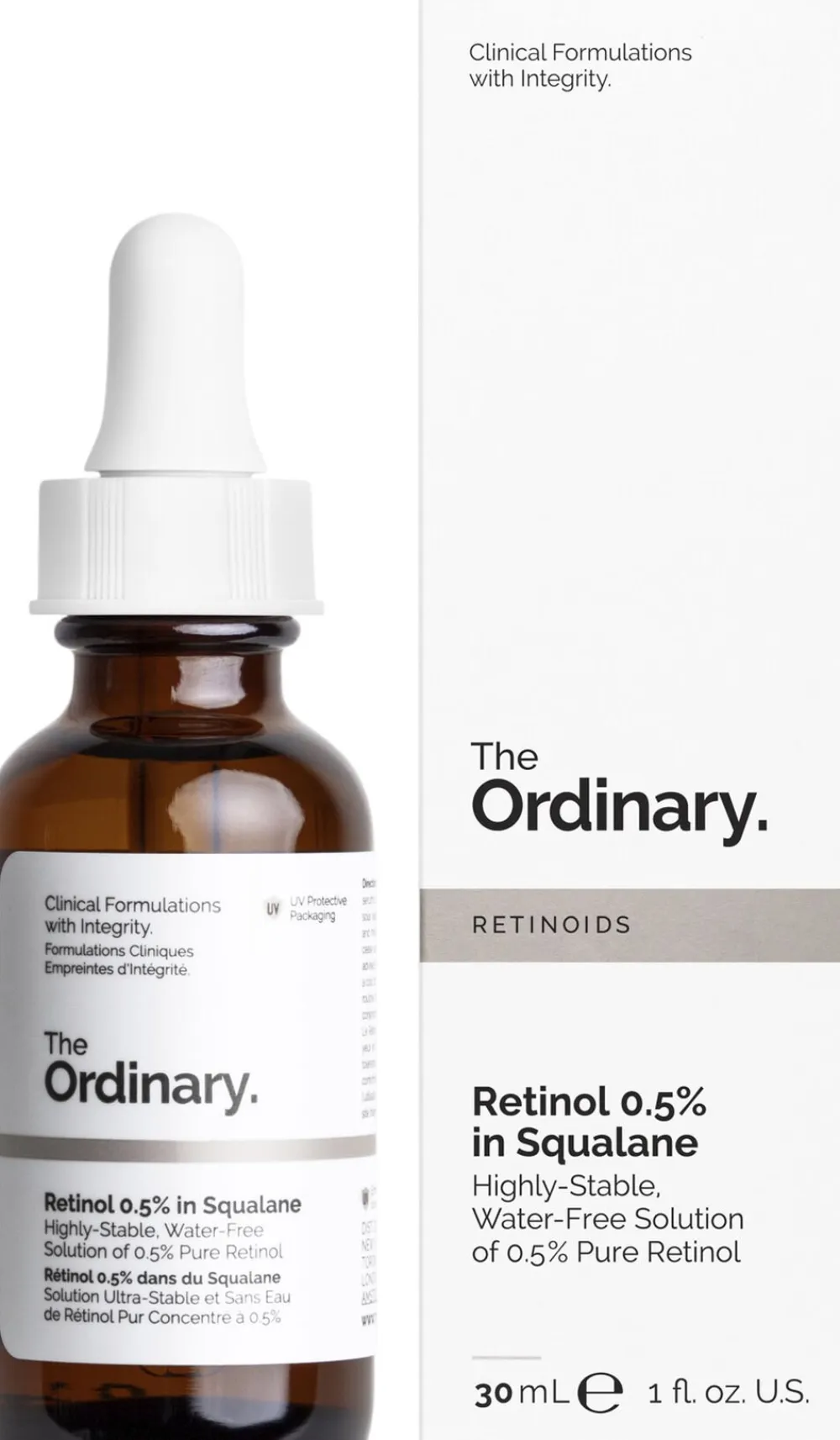 Retinol 0. 5% in Squalane>The Ordinary