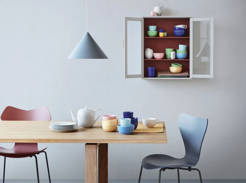 Rhombe Color Skål Ø11 cm rosa porcelæn>Lyngby Porcelæn Outlet