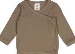 Müsli by Green Cotton Rib l/s cardigan Walnut