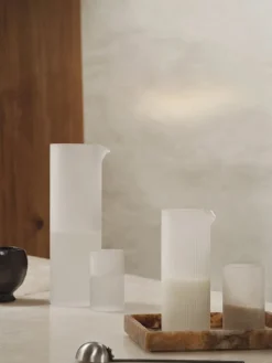 Ferm Living Ripple Water Jug - Frosted