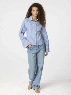 Dame Neo Noir Rosa Stripe Shirt