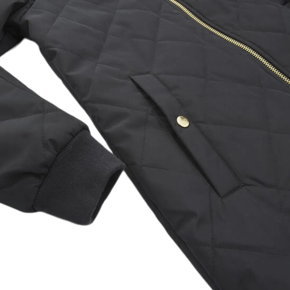 H2O Rubina Quilted lang overgangsjakke Sort Online