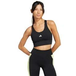 adidas Run Pocket Medium Support Sports BH Lilla Best