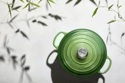 Rund støbejernsgryde 4,2L Bamboo Green><noscript><img width=