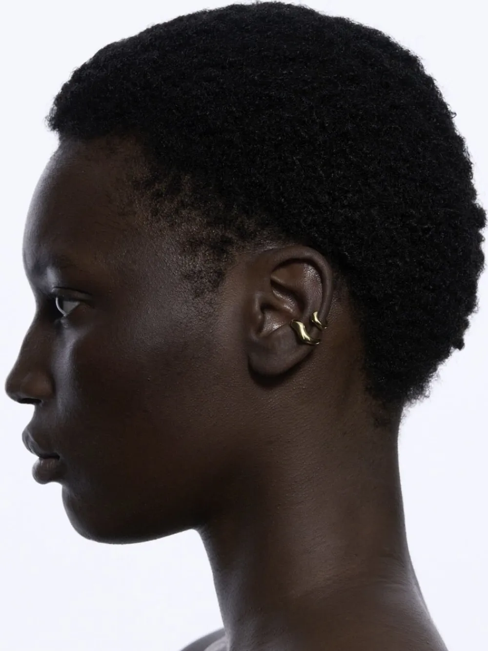 Dame Maria Black Sagene Ear Cuff