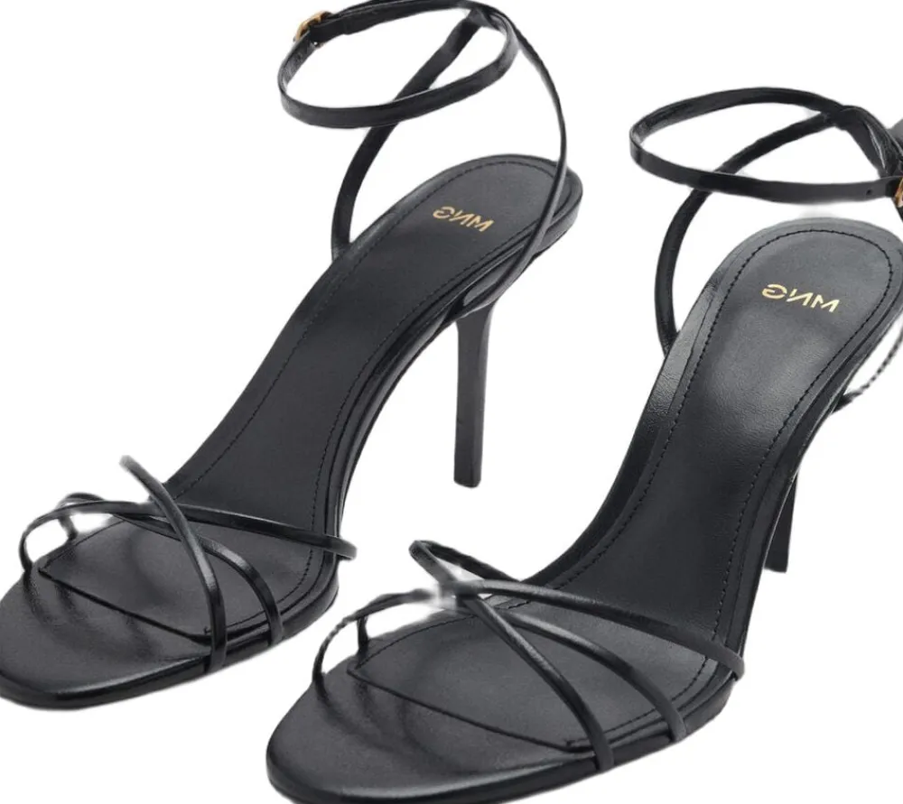 MANGO SANDALS. -- ZAZO Black Discount