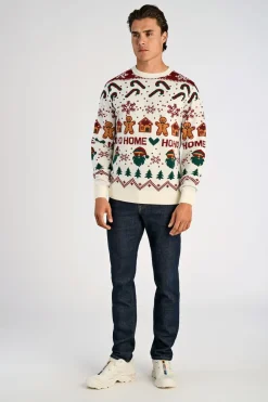 Lindbergh Santa sweater Hvid Clearance