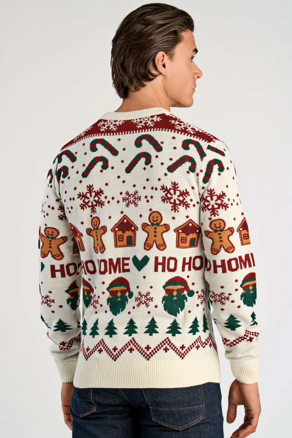 Lindbergh Santa sweater Hvid Clearance