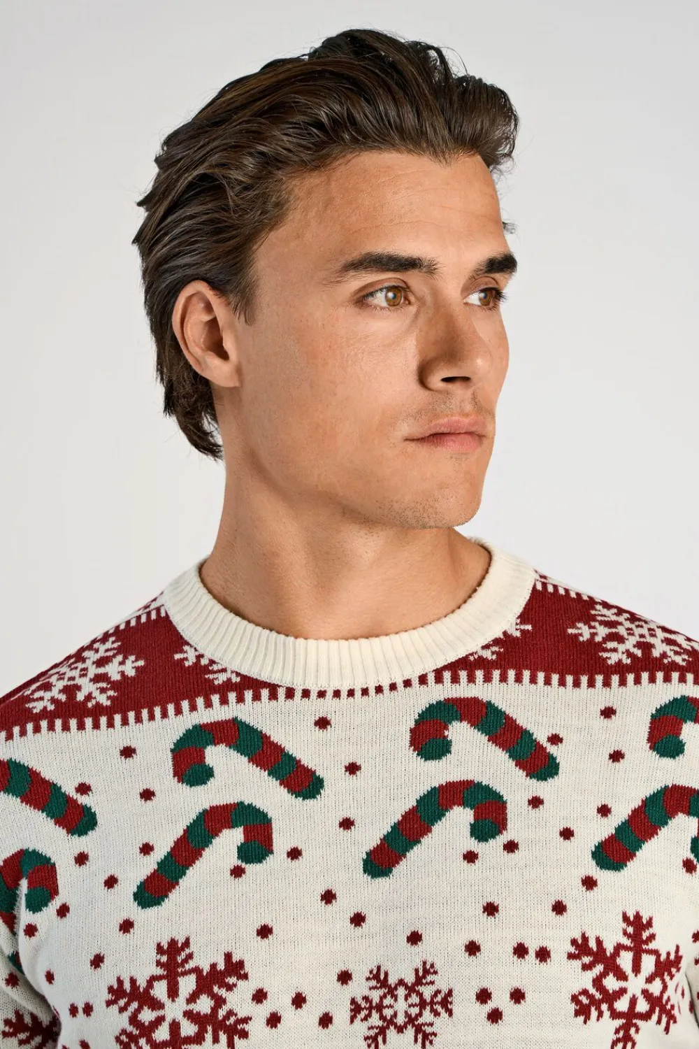 Lindbergh Santa sweater Hvid Clearance