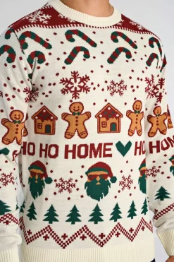 Lindbergh Santa sweater Hvid Clearance