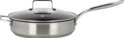 Morsø Sauterpande med glaslåg 79NORD Hybrid 24 cm Stål