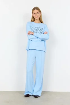Dame soyaconcept SC-BANU 287 Sweatshirt Lyseblå