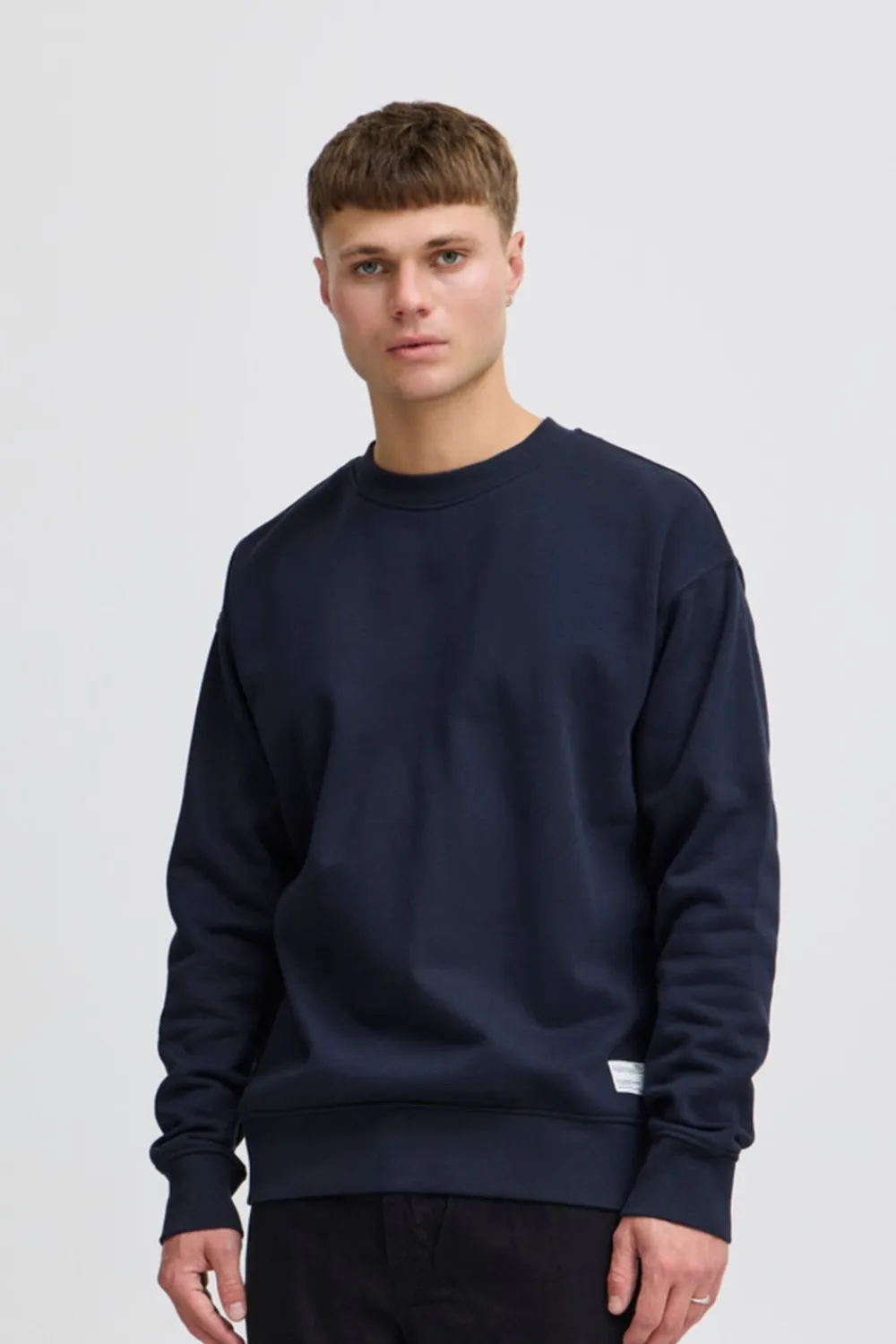 !Solid SDLenz Crew SW Sweatshirt21104222 Insignia blue Clearance