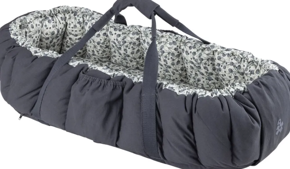 Børn Sebra 3-i-1 Babynest, blue olive