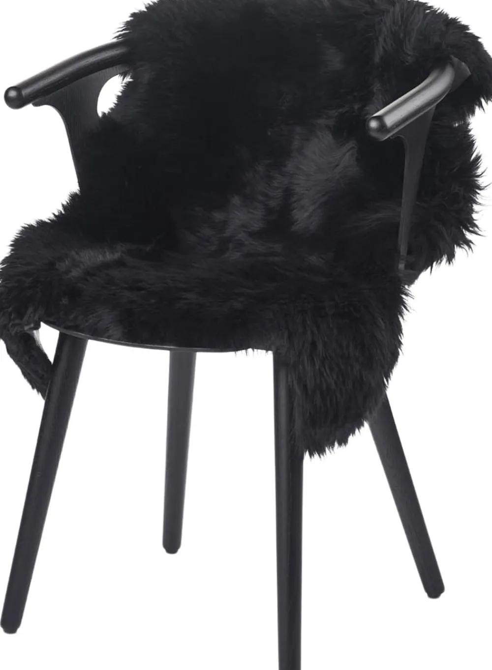 Sheepskin, Long-wool Black>NATURES Collection