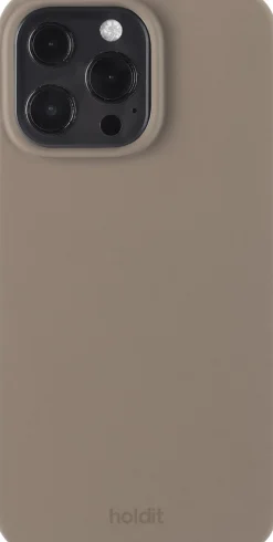 HoldIt Silicone Case iPhone 13 Pro Mocha Brown Lysebrun Sale