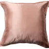 Magasin du Nord Collection Silke pudebetræk med lynlås, 100 % morbærsilke, 60x63 cm, rosa Hot