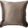 Magasin du Nord Collection Silke pudebetræk med lynlås, 100 % morbærsilke, 60x63 cm, mørk beige Outlet