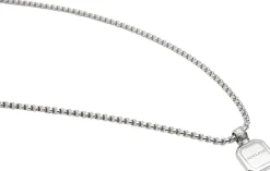 Necklace with Square Matte Onyx Pendant><noscript><img width=