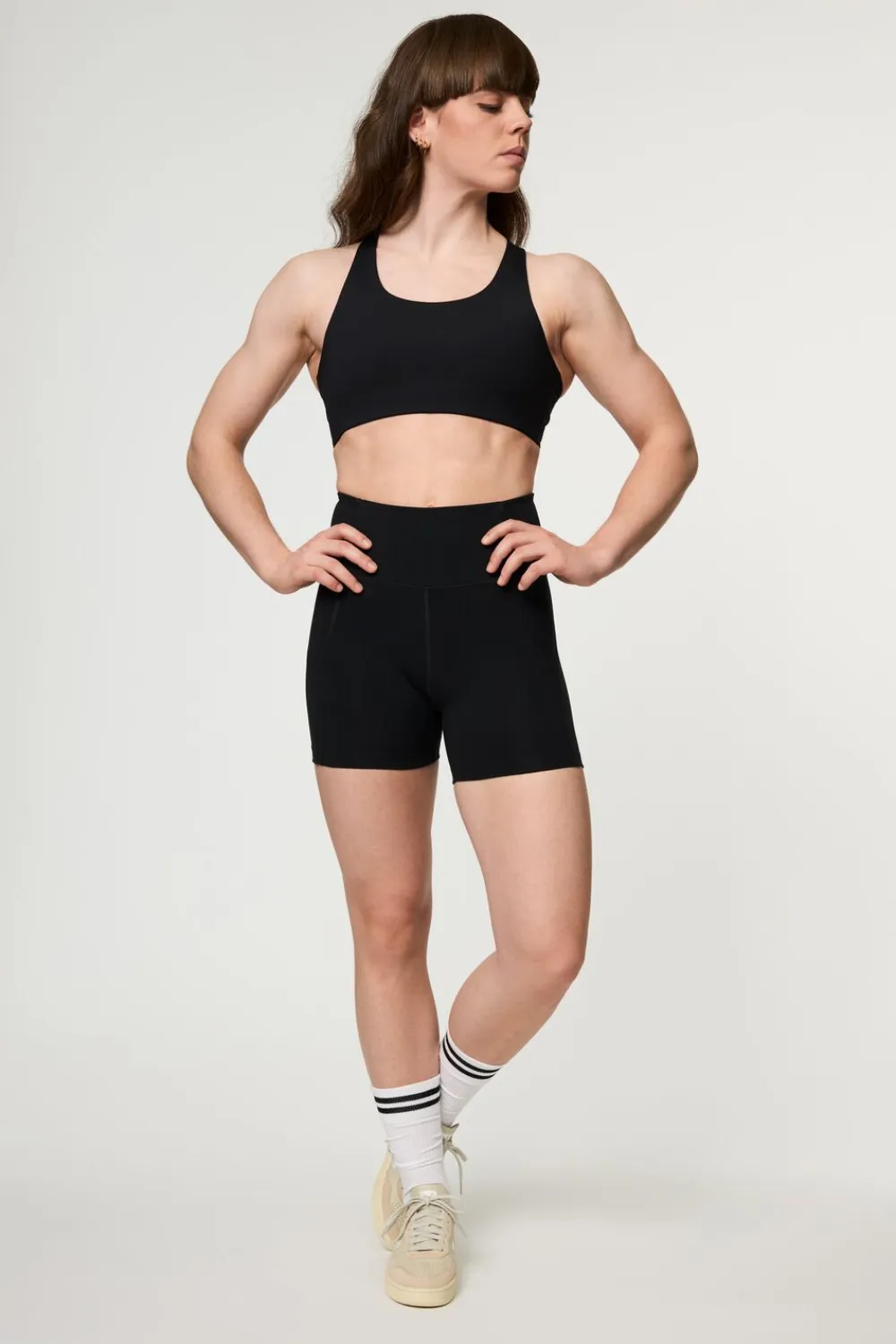 Simone High Support Bra>Girlfriend Collective