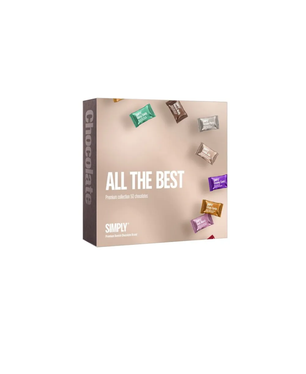 Simply® ALL THE BEST chokoladeæske (500g)>Simply Chocolate Online